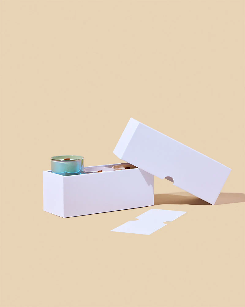 2.5oz luxe linen candle box - Image 5