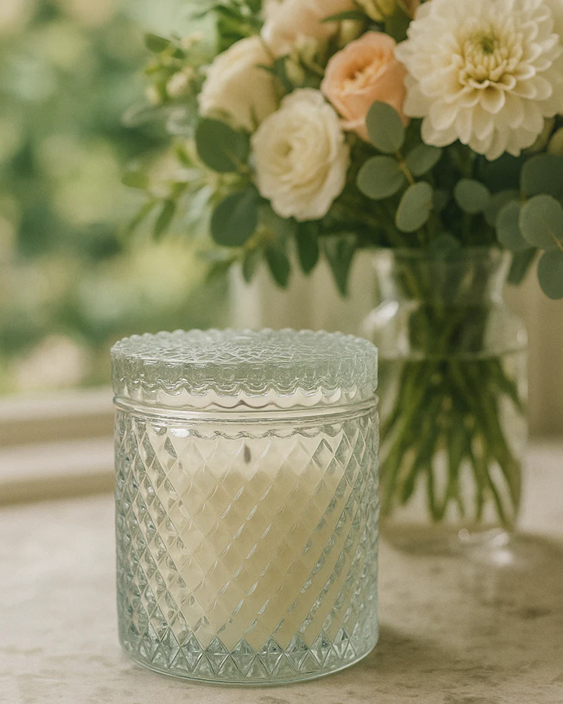 15oz brilliant candle vessel & lid - Image 3