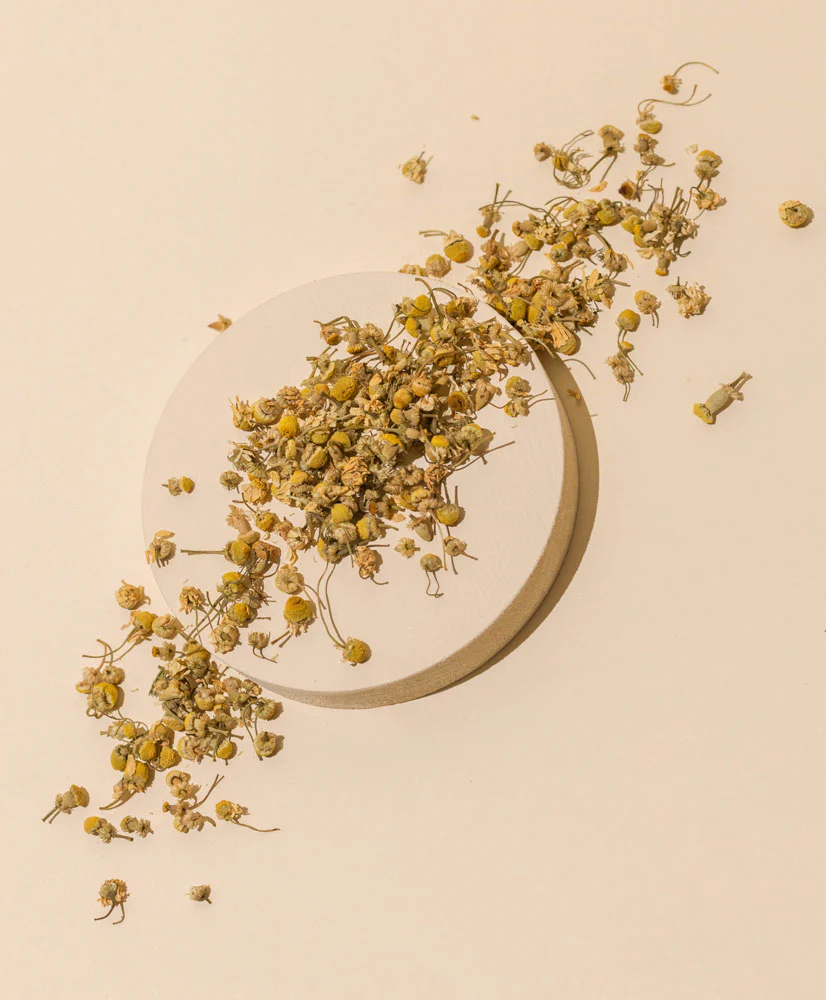 organic chamomile flowers