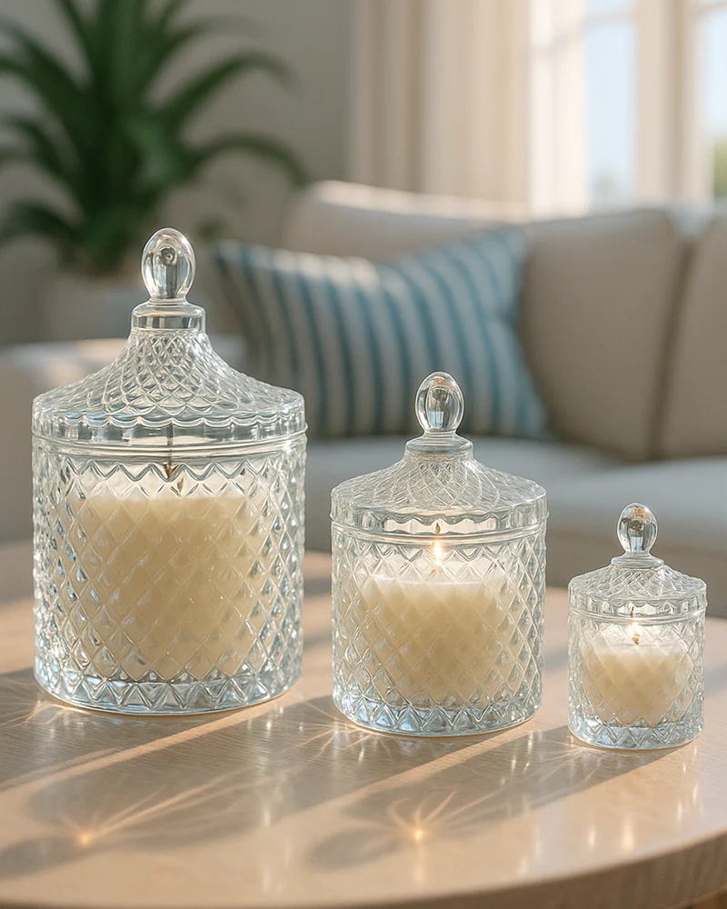 princess candle vessel & lid - Image 2