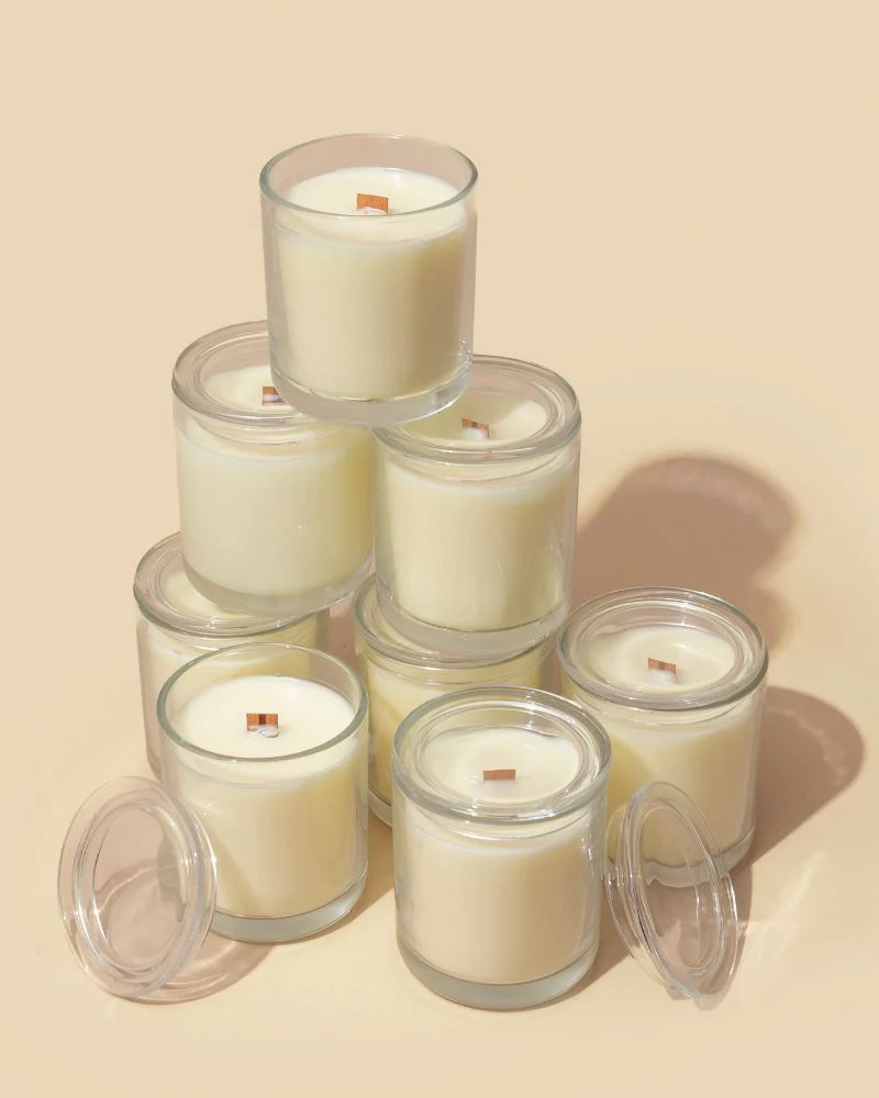 starter candle making kit - 8.5oz nova vessel & lid - Image 2