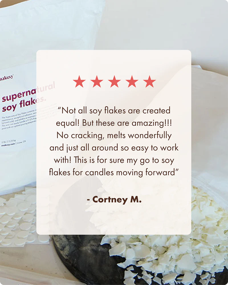 supernatural soy flakes™ candle wax - Image 3