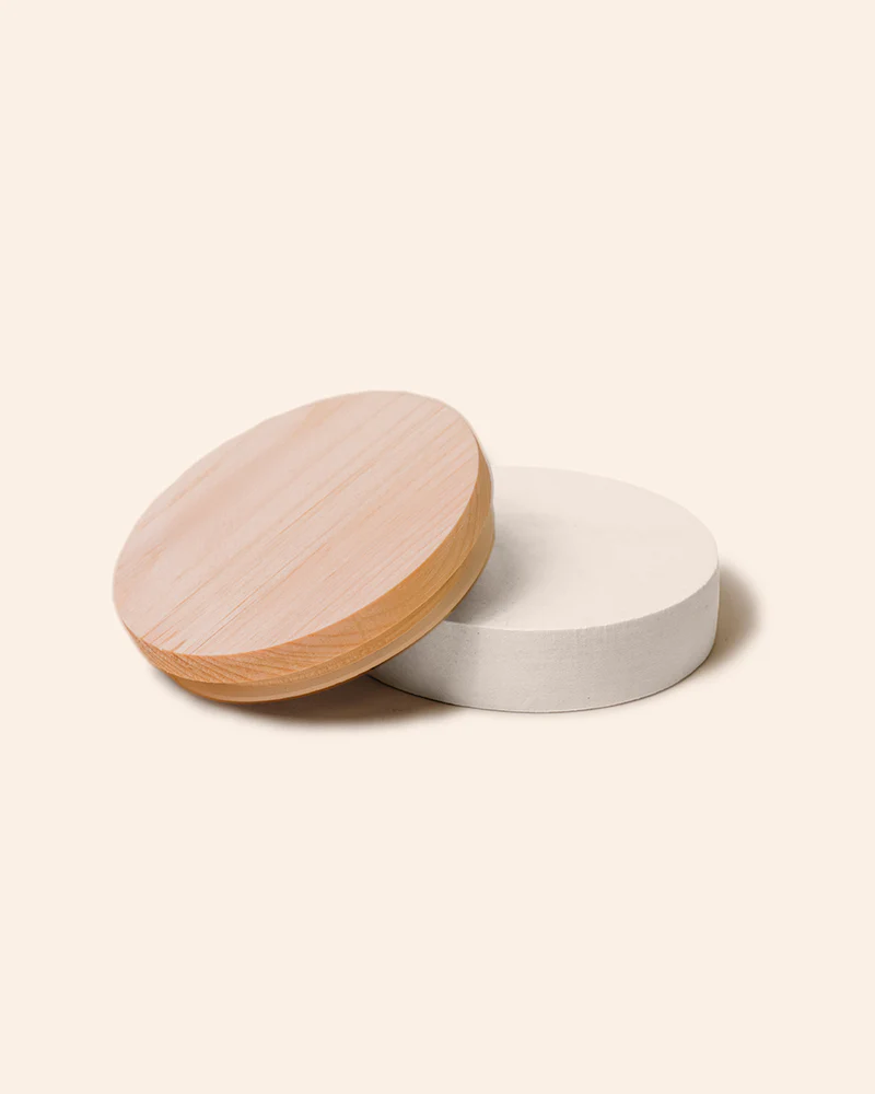 thick wood candle lid with gasket - Image 4