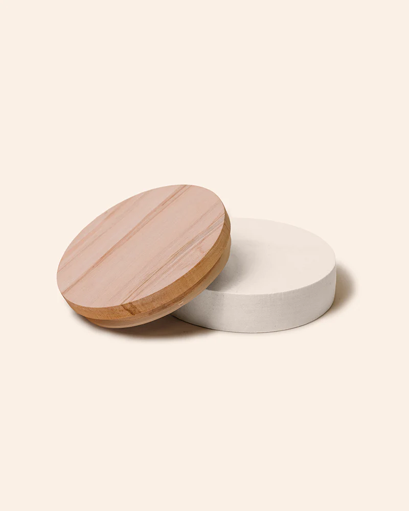 thick wood candle lid with gasket - Image 5
