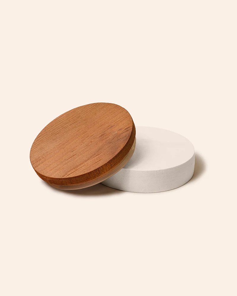 thick wood candle lid with gasket - Image 6