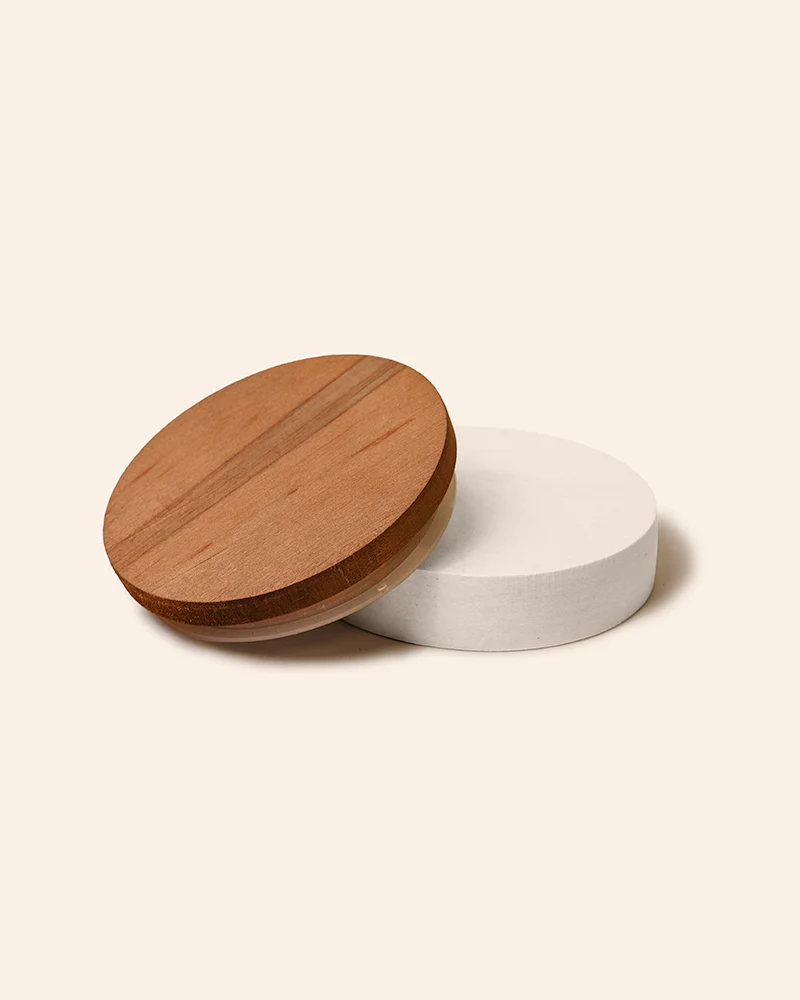 thick wood candle lid with gasket - Image 9
